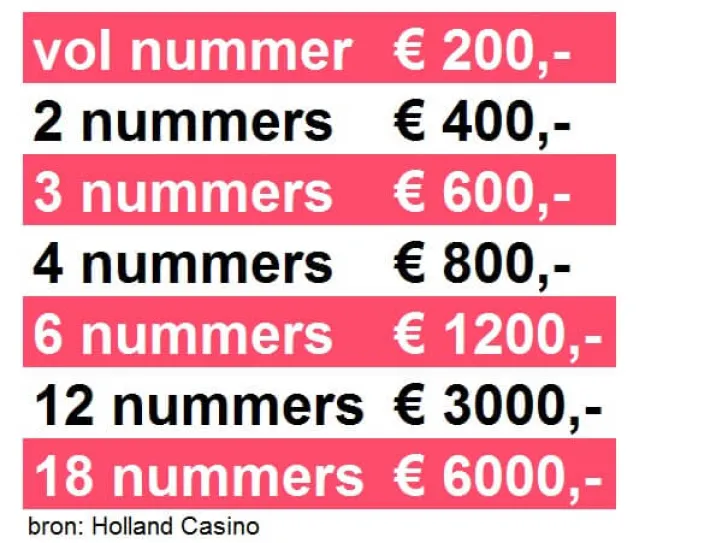 Roulette in Holland Casino tips en etiquette Meneer Casino